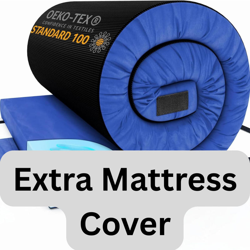 Extra Replacement Cover for Hazli Memory Foam Camping Mattress | Removable & Washable - Hazli Collection