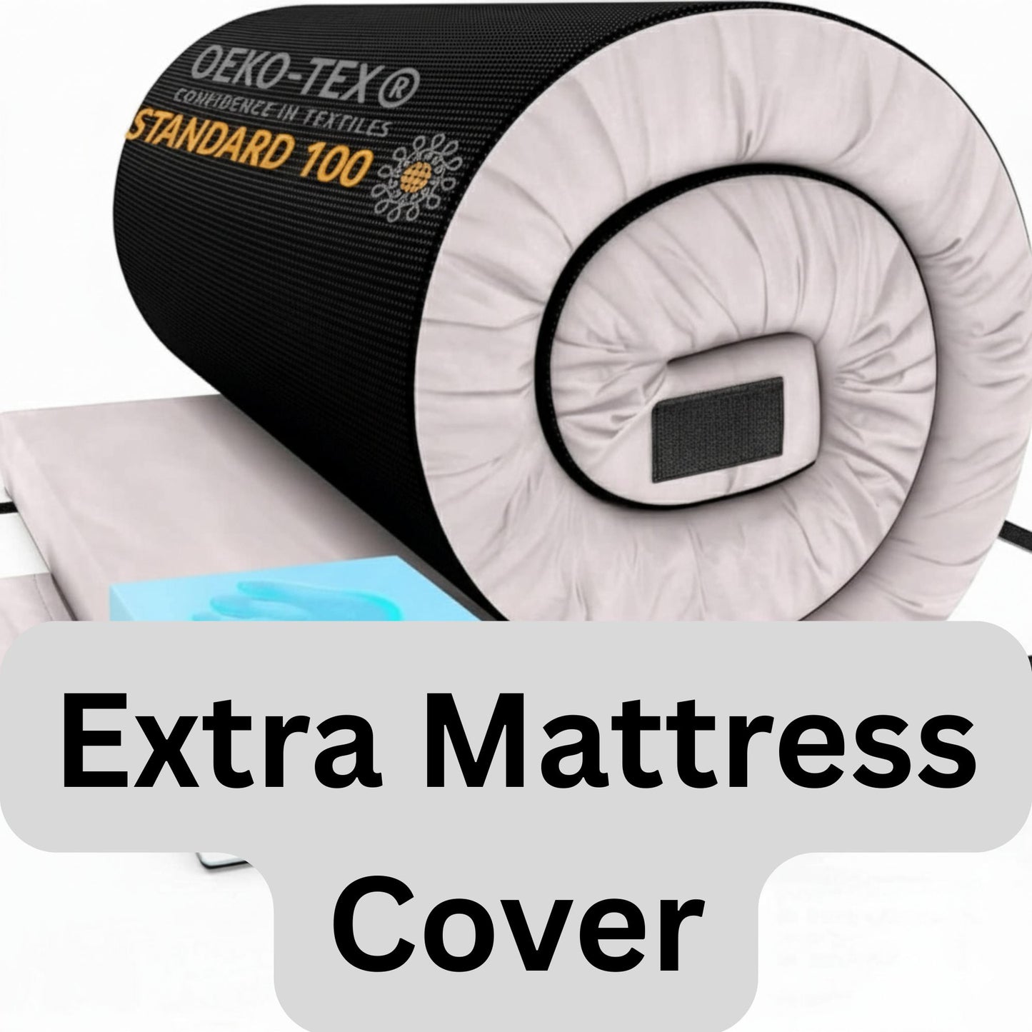 Extra Replacement Cover for Hazli Memory Foam Camping Mattress | Removable & Washable - Hazli Collection