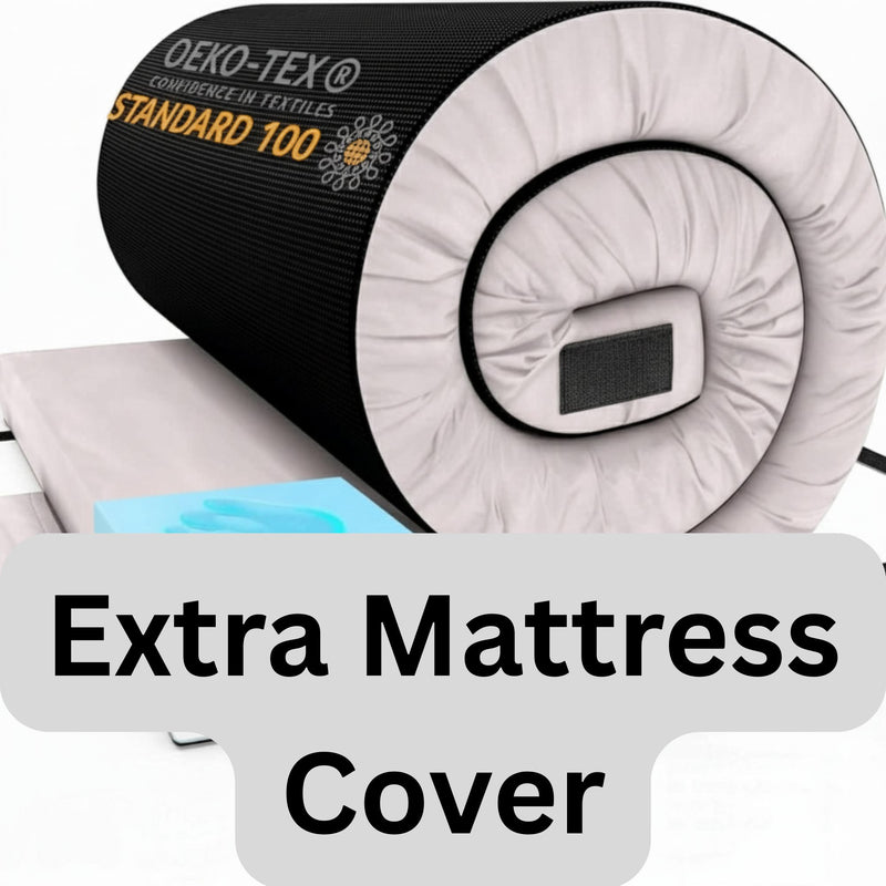 Extra Replacement Cover for Hazli Memory Foam Camping Mattress | Removable & Washable - Hazli Collection