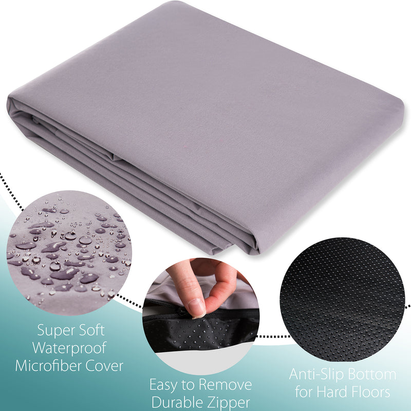 Extra Replacement Cover for Hazli Memory Foam Camping Mattress | Removable & Washable - Hazli Collection