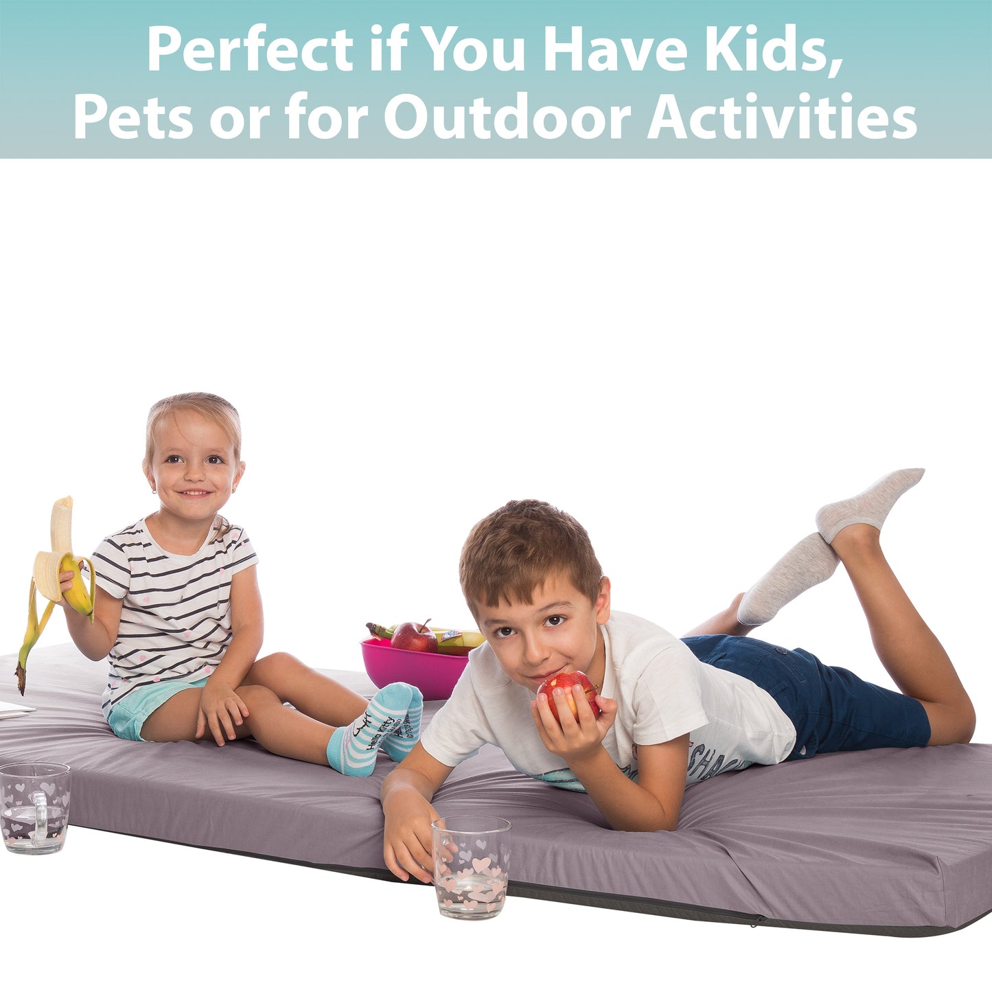 Extra Replacement Cover for Hazli Memory Foam Camping Mattress | Removable & Washable - Hazli Collection
