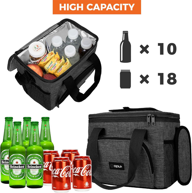 Insulated Soft Cooler Bag | Collapsible Lunch Cooler | Leakproof & Portable - Hazli Collection