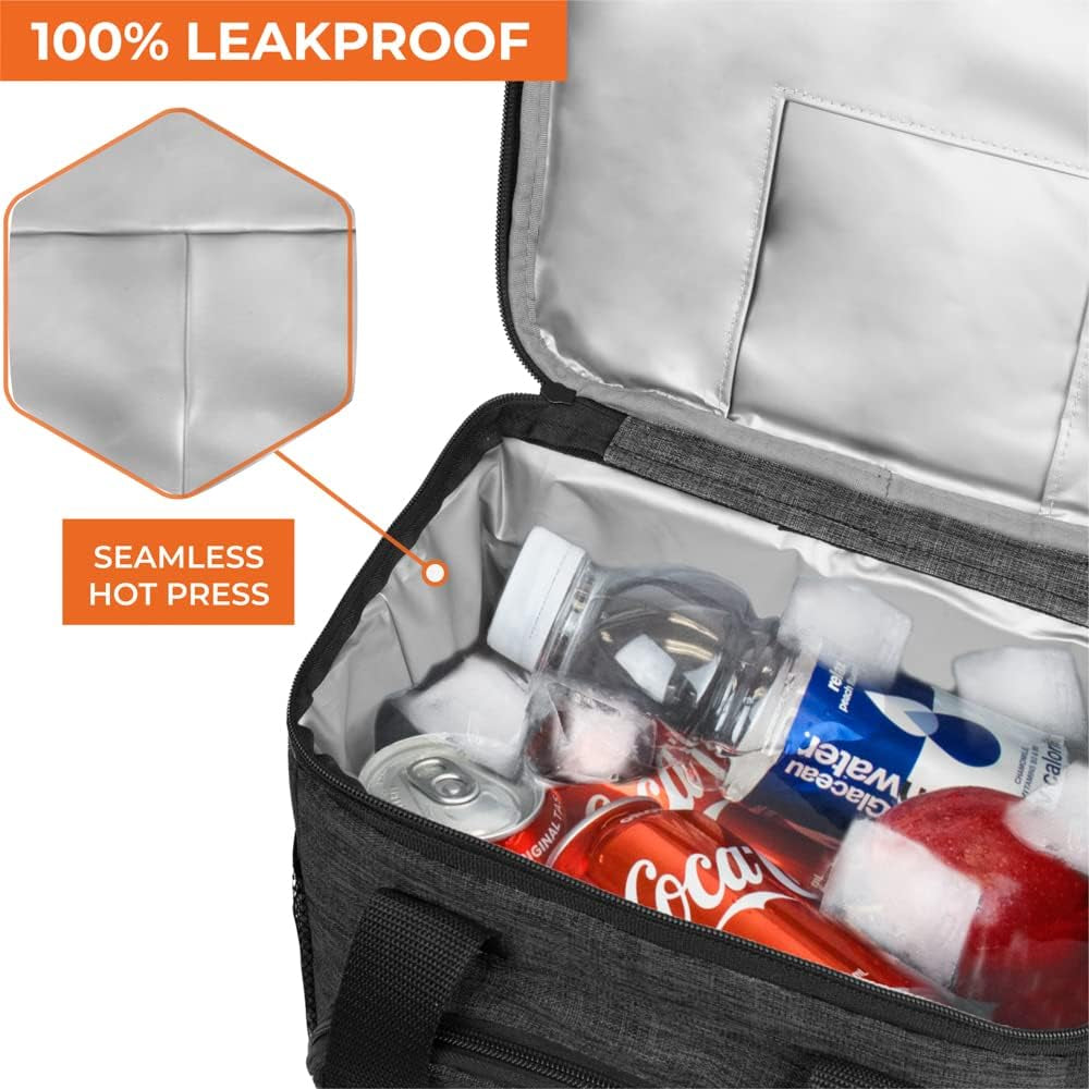Insulated Soft Cooler Bag | Collapsible Lunch Cooler | Leakproof & Portable - Hazli Collection