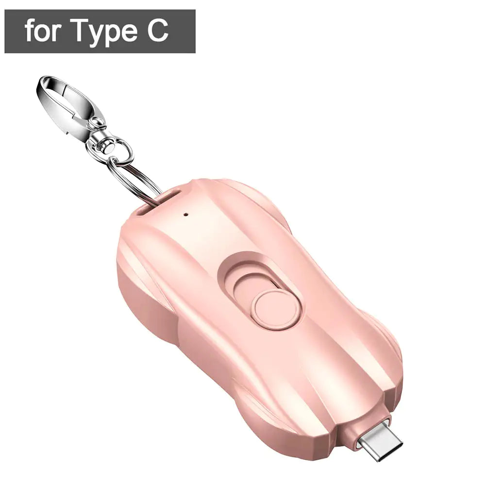 Keychain Emergency Phone Charger | Compact Power Bank | Always-On-You Backup - Hazli Collection
