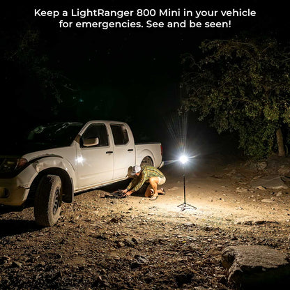 LightRanger 800 Mini Camping Lantern | 800 Lumens, USB-C Rechargeable | Tripod & Carry Bag - Hazli Collection