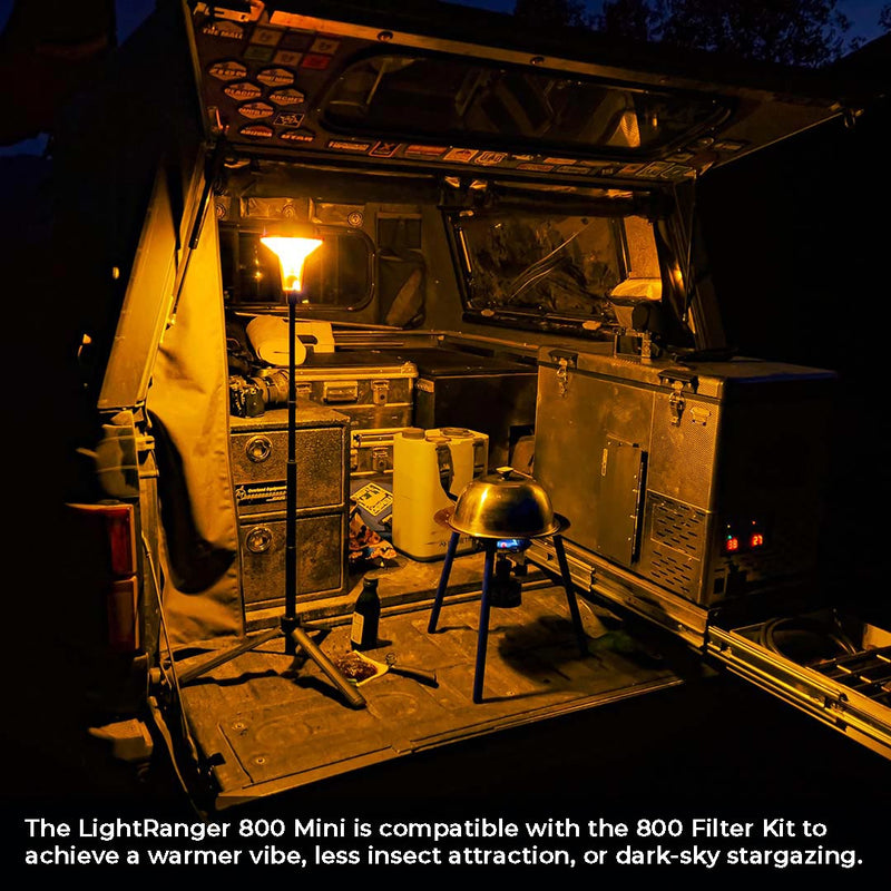 LightRanger 800 Mini Camping Lantern | 800 Lumens, USB-C Rechargeable | Tripod & Carry Bag - Hazli Collection