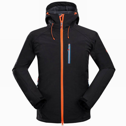 Men's Anti-Wind Soft Shell Jacket | Outdoor Camping Compound Jacket | Water-Resistant - Hazli Collection
