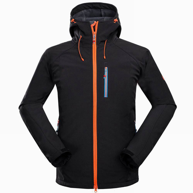 Men's Anti-Wind Soft Shell Jacket | Outdoor Camping Compound Jacket | Water-Resistant - Hazli Collection