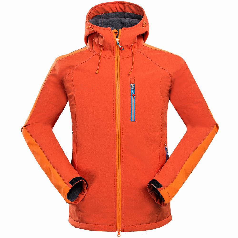 Men's Anti-Wind Soft Shell Jacket | Outdoor Camping Compound Jacket | Water-Resistant - Hazli Collection