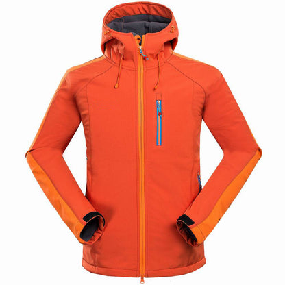 Men's Anti-Wind Soft Shell Jacket | Outdoor Camping Compound Jacket | Water-Resistant - Hazli Collection