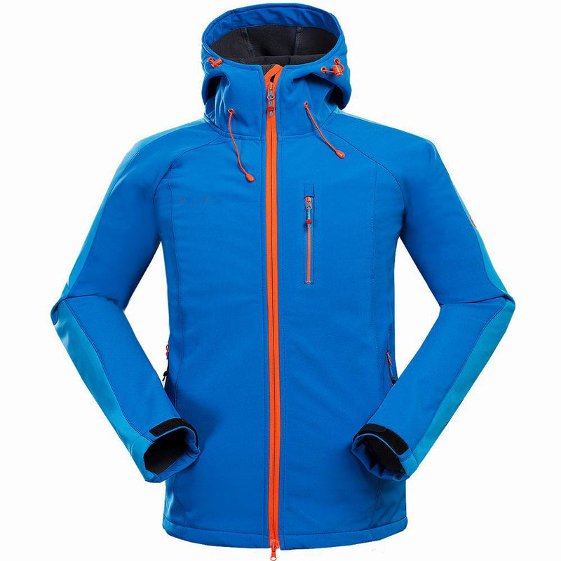 Men's Anti-Wind Soft Shell Jacket | Outdoor Camping Compound Jacket | Water-Resistant - Hazli Collection