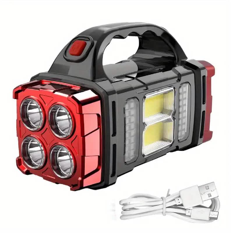Multifunctional LED Solar Camping Light | 500 Lumens, USB + Solar Charge | Water-Resistant - Hazli Collection