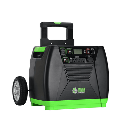 Nature's Generator Elite | 3600W Pure Sine Wave | Solar, Wind & AC Charging - Hazli Collection