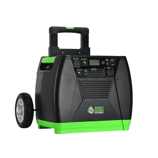 Nature's Generator Elite | 3600W Pure Sine Wave | Solar, Wind & AC Charging - Hazli Collection