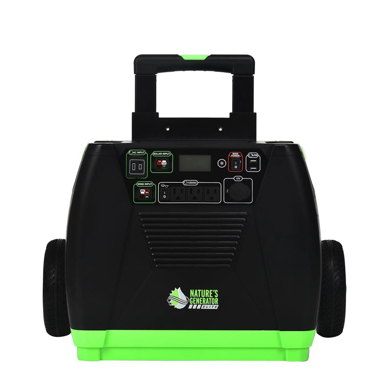 Nature's Generator Elite | 3600W Pure Sine Wave | Solar, Wind & AC Charging - Hazli Collection