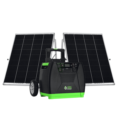 Nature's Generator Elite Gold System | 3600W + Solar Panels Included | Complete Off-Grid Kit - Hazli Collection
