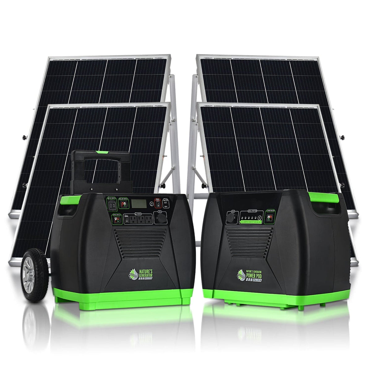 Nature's Generator Elite Gold System | 3600W + Solar Panels Included | Complete Off-Grid Kit - Hazli Collection