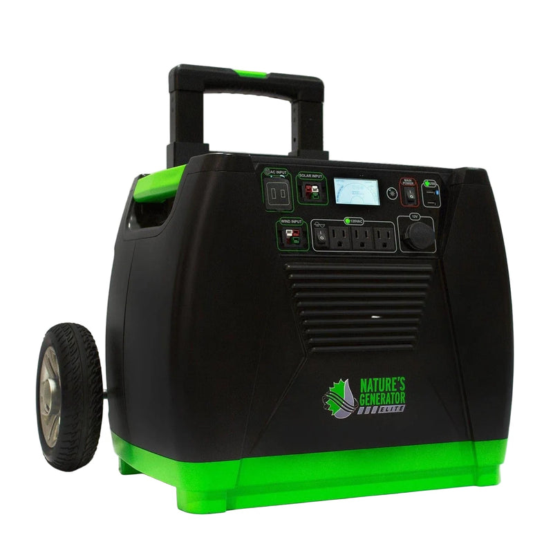Nature's Generator Elite Gold System | 3600W + Solar Panels Included | Complete Off-Grid Kit - Hazli Collection