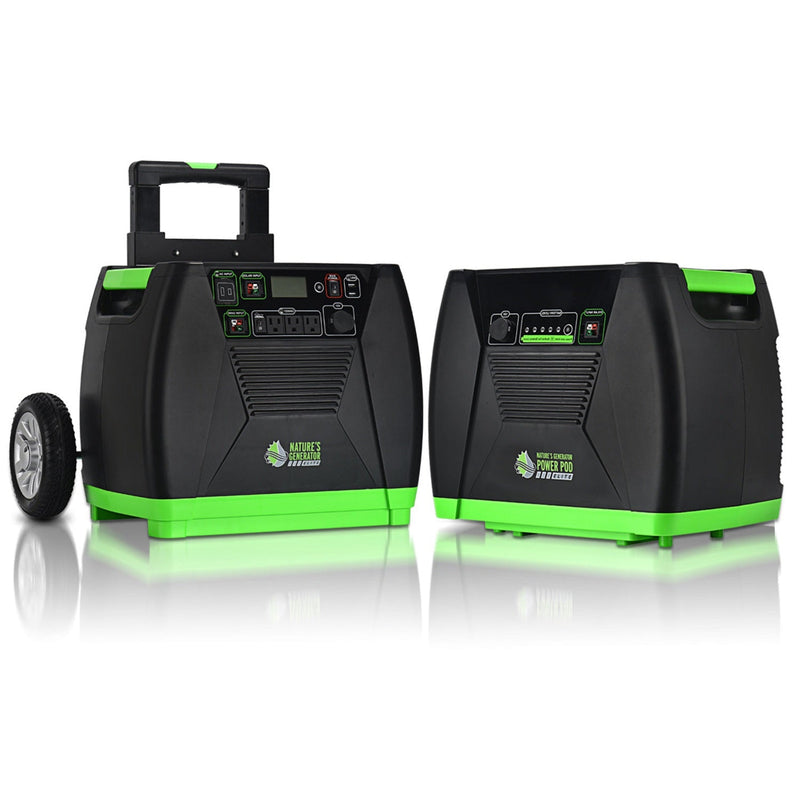 Nature's Generator Elite Gold System | 3600W + Solar Panels Included | Complete Off-Grid Kit - Hazli Collection
