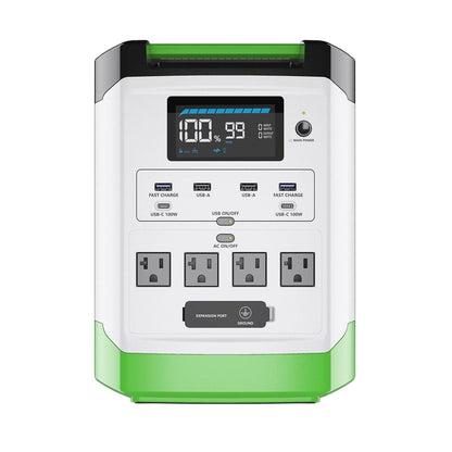 Nature's Generator Lithium 1800 | 1800W LiFePO4 Solar Generator | Expandable to 3600W - Hazli Collection