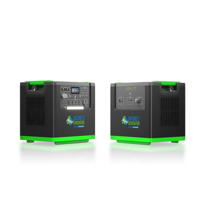 Nature's Generator Lithium 6000 | 6000W Whole Home Backup | LiFePO4, Expandable to 12000W - Hazli Collection