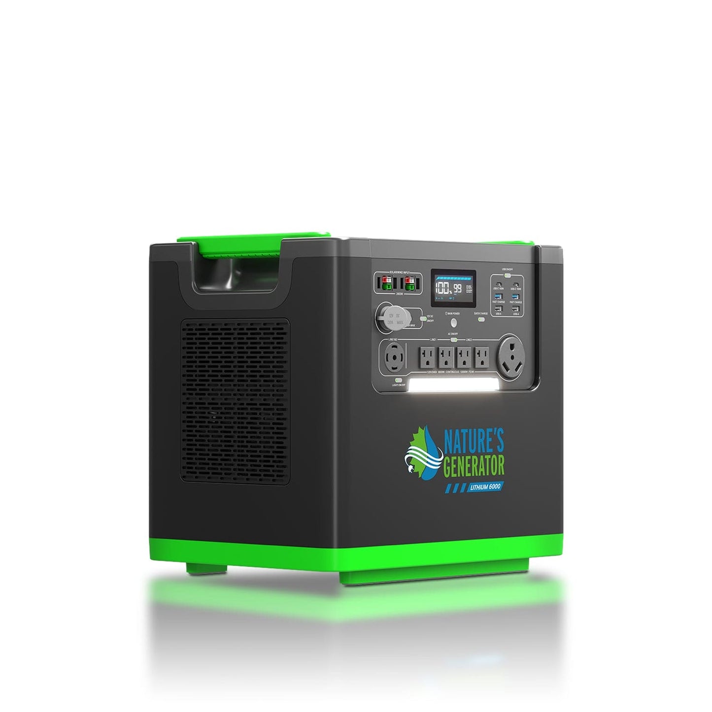 Nature's Generator Lithium 6000 | 6000W Whole Home Backup | LiFePO4, Expandable to 12000W - Hazli Collection