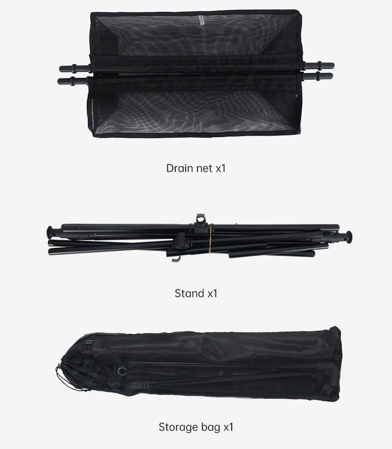 Outdoor Camping Folding Shelf & Drying Rack | Portable Car Camping Organizer - Hazli Collection