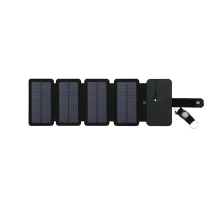 Outdoor Multifunctional Portable Solar Charging Panel Foldable 5V 1A USB Output Device Camping Tool High Power Output - Hazli Collection 