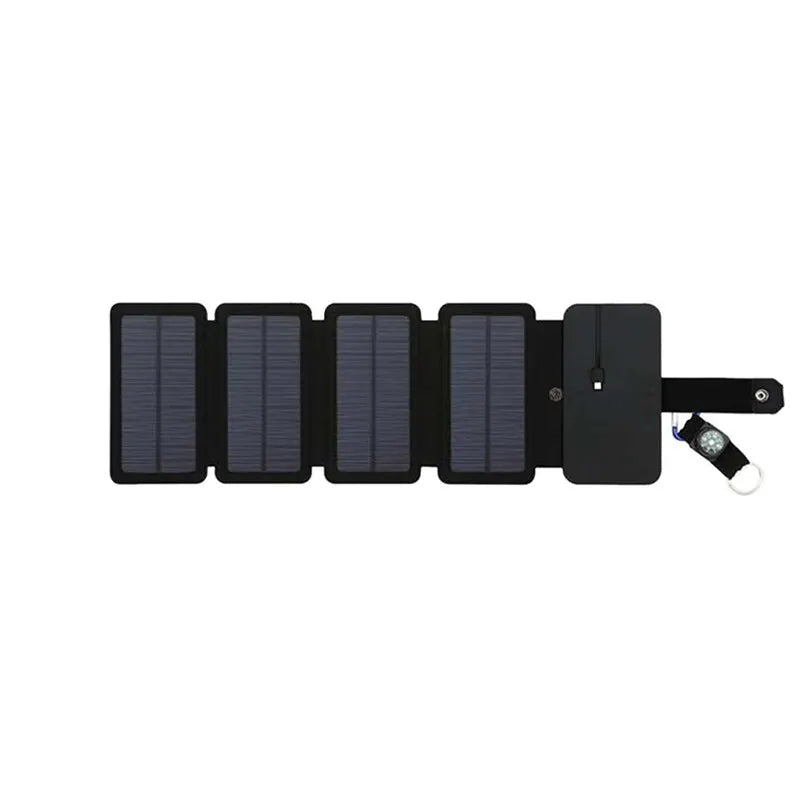 Outdoor Multifunctional Portable Solar Charging Panel Foldable 5V 1A USB Output Device Camping Tool High Power Output - Hazli Collection 