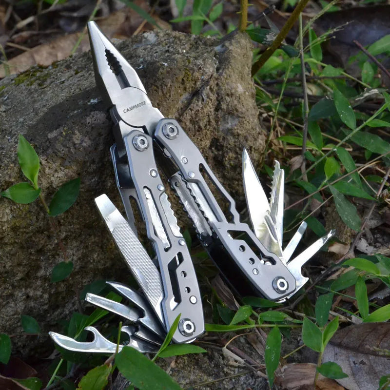 Outdoor Multitool Camping Portable Stainless Steel Edc Folding Multifunction Tools Emergency survival Knife Pliers - Hazli Collection 