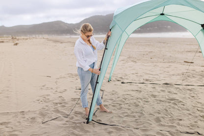 Pop 'N Go Canopy | UPF 50+ Windproof Sun Shelter | Quick-Pitch Beach Shade - Hazli Collection