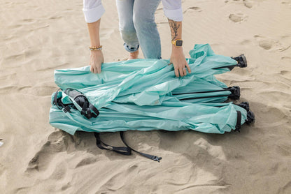 Pop 'N Go Canopy | UPF 50+ Windproof Sun Shelter | Quick-Pitch Beach Shade - Hazli Collection