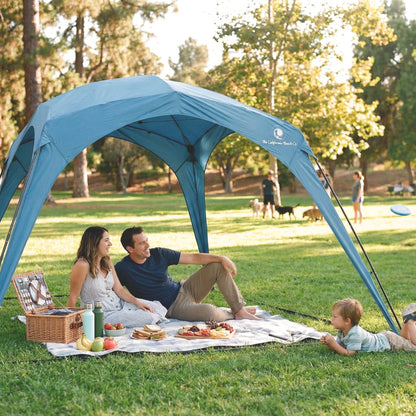 Pop 'N Go Canopy | UPF 50+ Windproof Sun Shelter | Quick-Pitch Beach Shade - Hazli Collection