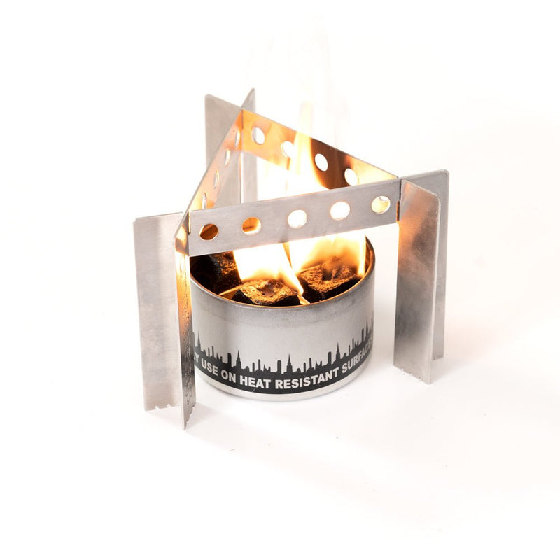 Portable Camp Stove & Stand Combo | Compact Cooking Anywhere | City Bonfires - Hazli Collection
