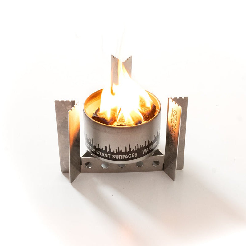 Portable Camp Stove & Stand Combo | Compact Cooking Anywhere | City Bonfires - Hazli Collection