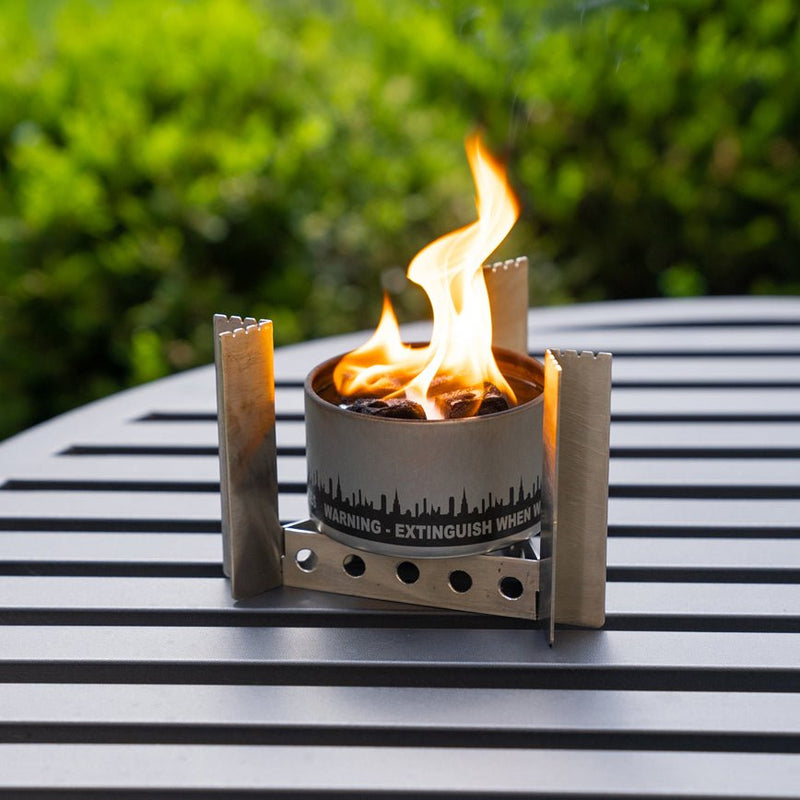 Portable Camp Stove & Stand Combo | Compact Cooking Anywhere | City Bonfires - Hazli Collection