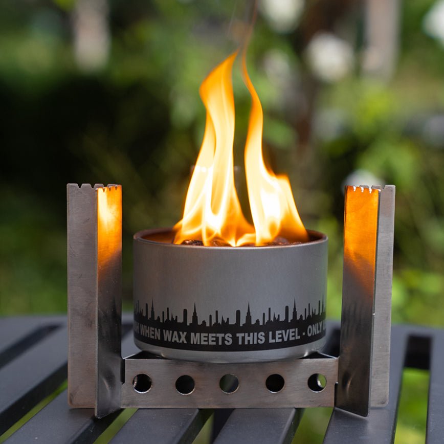 Portable Camp Stove & Stand Combo | Compact Cooking Anywhere | City Bonfires - Hazli Collection