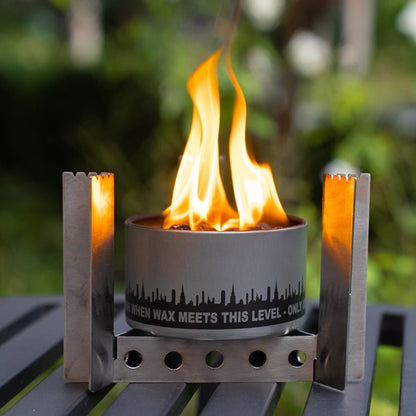 Portable Camp Stove & Stand Combo | Compact Cooking Anywhere | City Bonfires - Hazli Collection