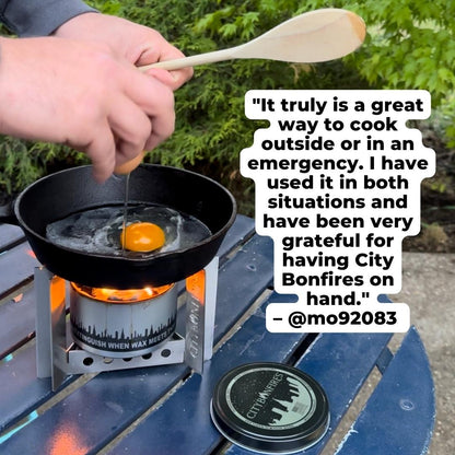 Portable Camp Stove & Stand Combo | Compact Cooking Anywhere | City Bonfires - Hazli Collection