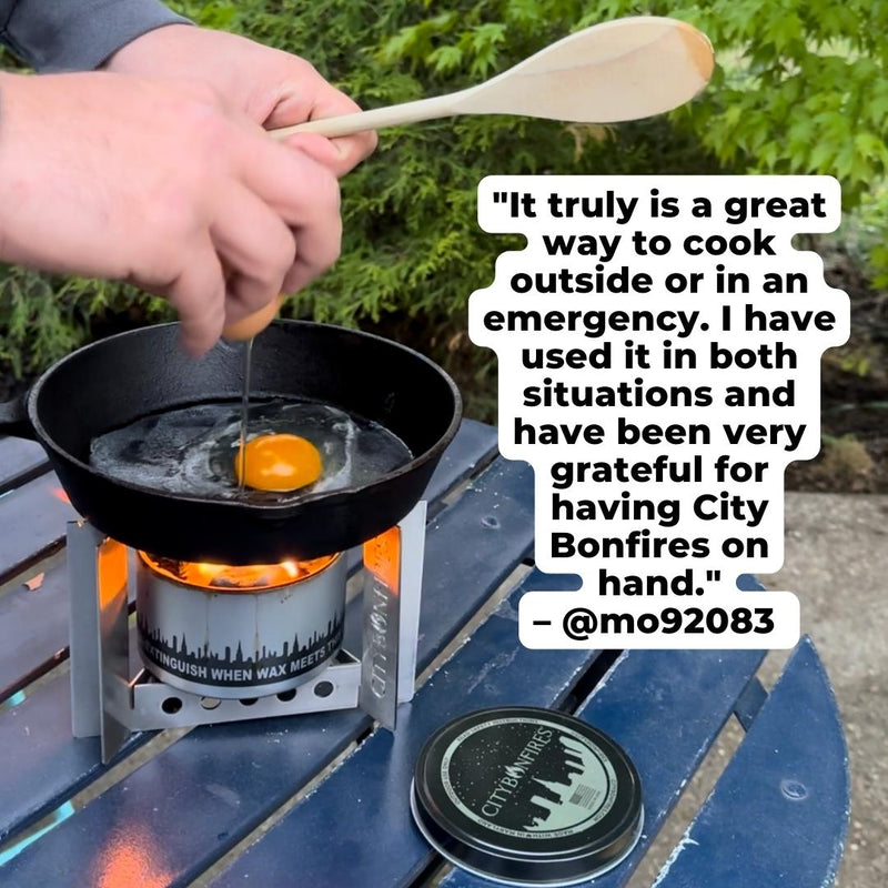 Portable Camp Stove & Stand Combo | Compact Cooking Anywhere | City Bonfires - Hazli Collection