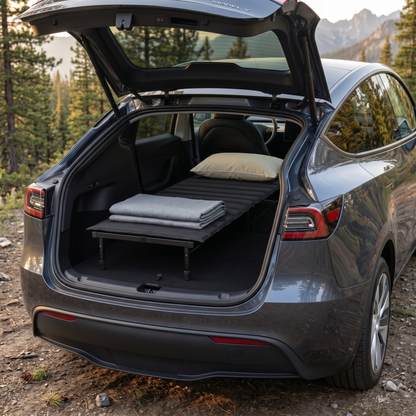 Portable Bed for Car Camping - Adjustable Legs 52"–72" Sleeping Platform - Hazli Collection