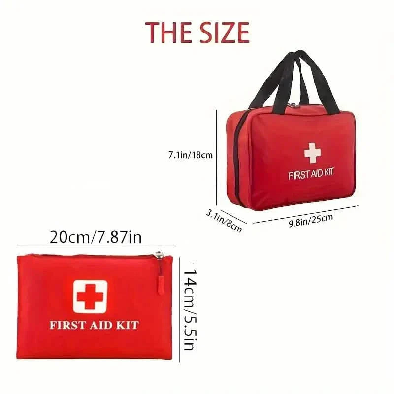 Portable First Aid Kit | Compact Outdoor Emergency Kit | Camping, Hiking & Travel - Hazli Collection