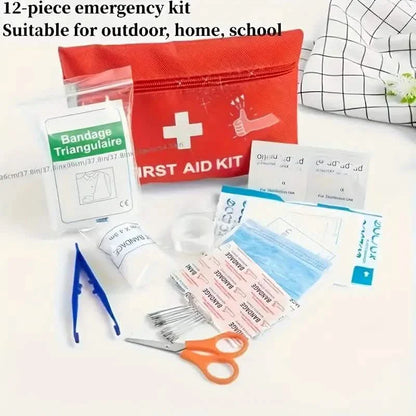 Portable First Aid Kit | Compact Outdoor Emergency Kit | Camping, Hiking & Travel - Hazli Collection