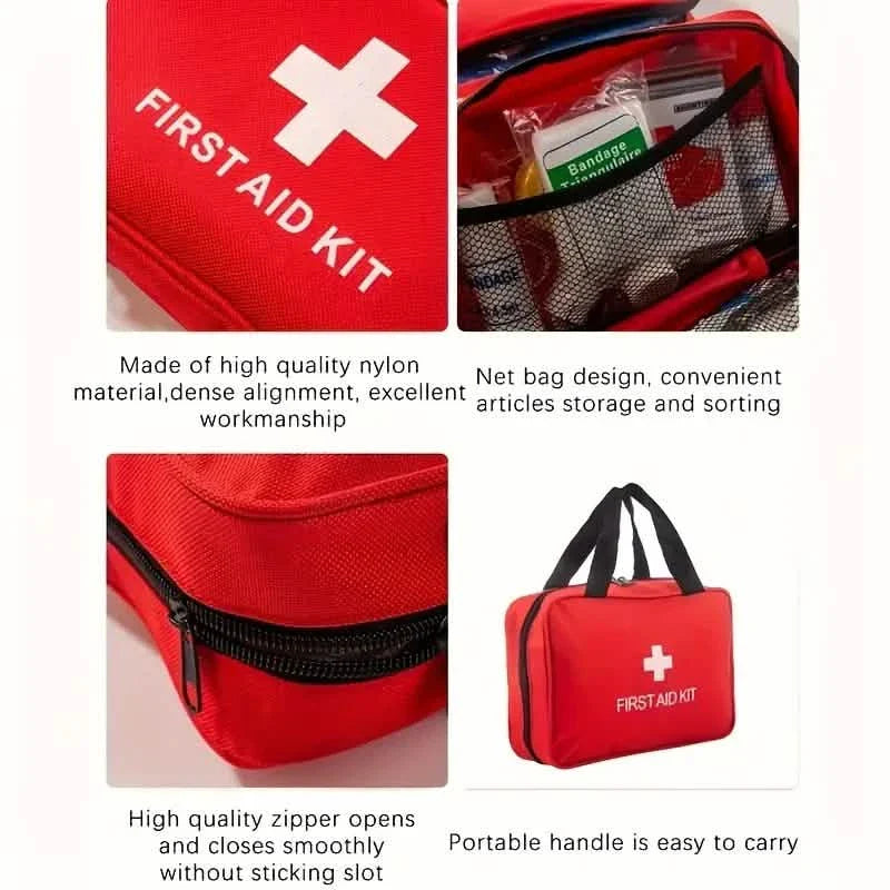 Portable First Aid Kit | Compact Outdoor Emergency Kit | Camping, Hiking & Travel - Hazli Collection
