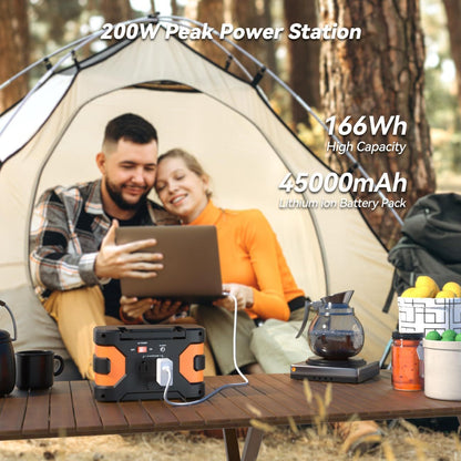 Portable Power Station 200W | CPAP Backup Battery | Camping & Emergency Ready - Hazli Collection