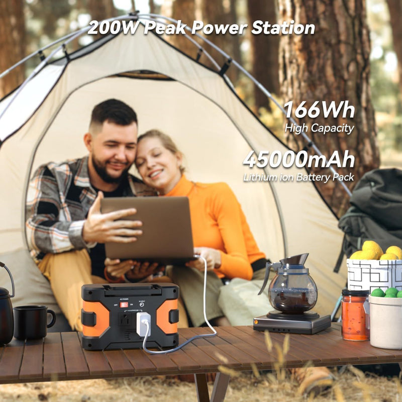 Portable Power Station 200W | CPAP Backup Battery | Camping & Emergency Ready - Hazli Collection