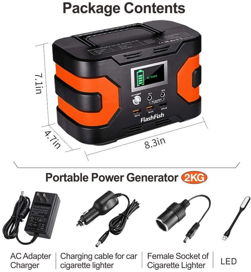 Portable Power Station 200W | CPAP Backup Battery | Camping & Emergency Ready - Hazli Collection