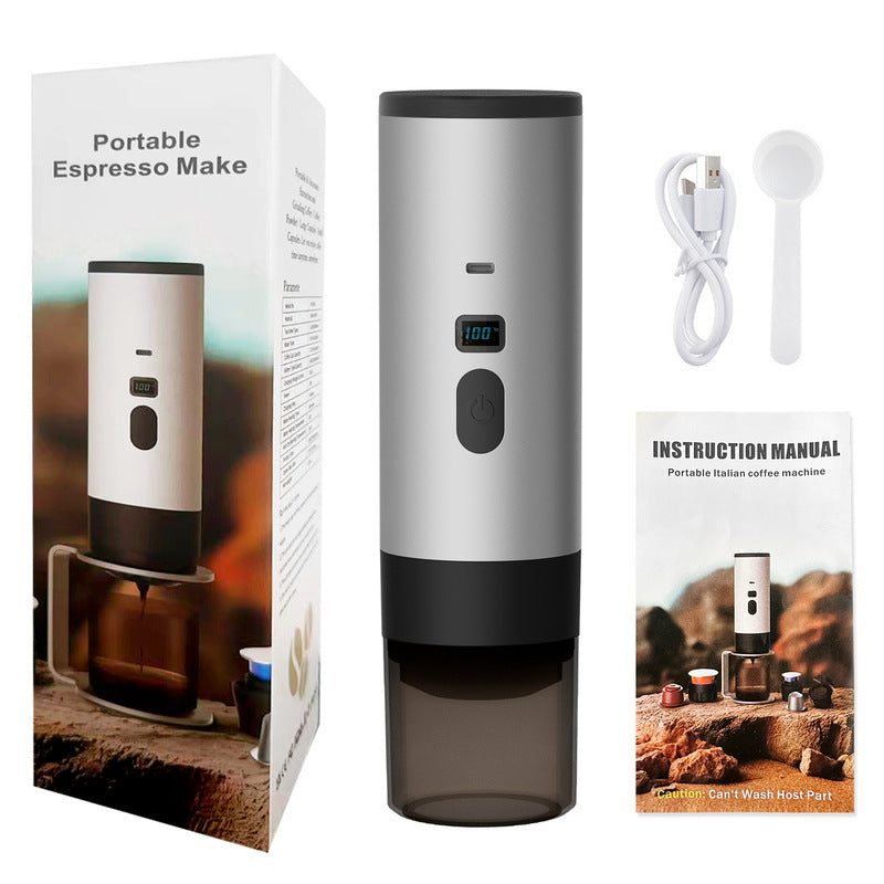 Portable Wireless Espresso Maker | 3-in-1, 7800mAh Battery | Car, Home & Camping Coffee - Hazli Collection