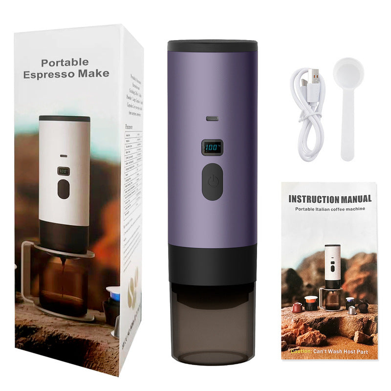 Portable Wireless Espresso Maker | 3-in-1, 7800mAh Battery | Car, Home & Camping Coffee - Hazli Collection