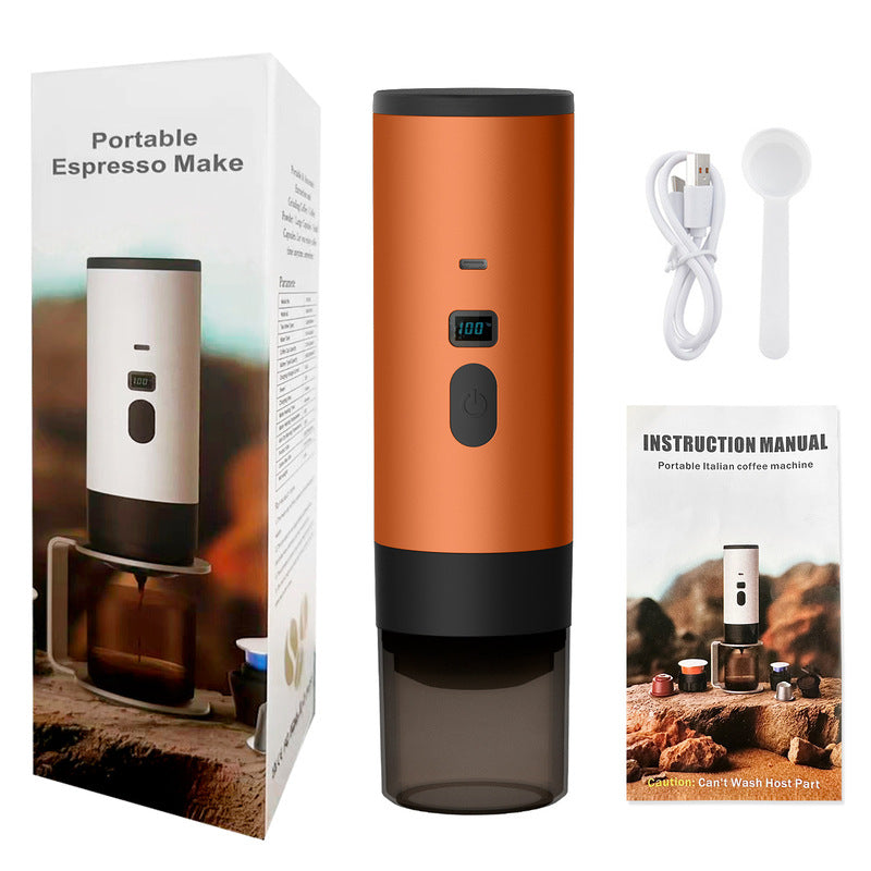 Portable Wireless Espresso Maker | 3-in-1, 7800mAh Battery | Car, Home & Camping Coffee - Hazli Collection